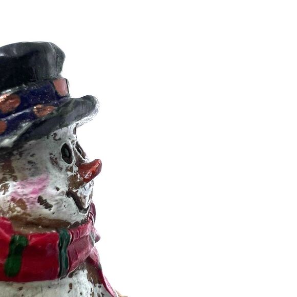 Christmas Snowman Dangler Hand Painted Bottle Topper Stoppers Cork Wine Holiday - Picture 5 of 11